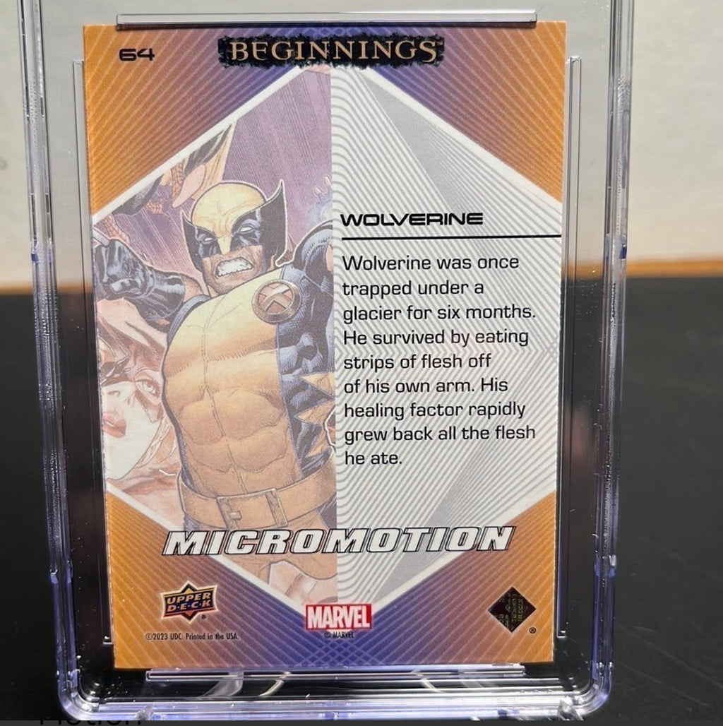 Wolverine- Beginnings - Micromotion - CGC 8.5